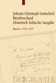 Johann Christoph Gottsched: Briefwechsel / 1736-1737 - Detlef Döring; Rüdiger Otto; Michael Schlott