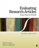 Evaluating Research Articles From Start to Finish - Ellen R. Girden; Robert I. Kabacoff