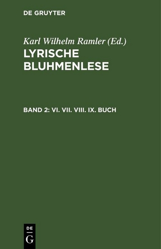 VI. VII. VIII. IX. Buch - Karl Wilhelm Ramler