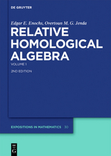 Edgar E. Enochs; Overtoun M. G. Jenda: Relative Homological Algebra / Relative Homological Algebra - Edgar E. Enochs, Overtoun M. G. Jenda