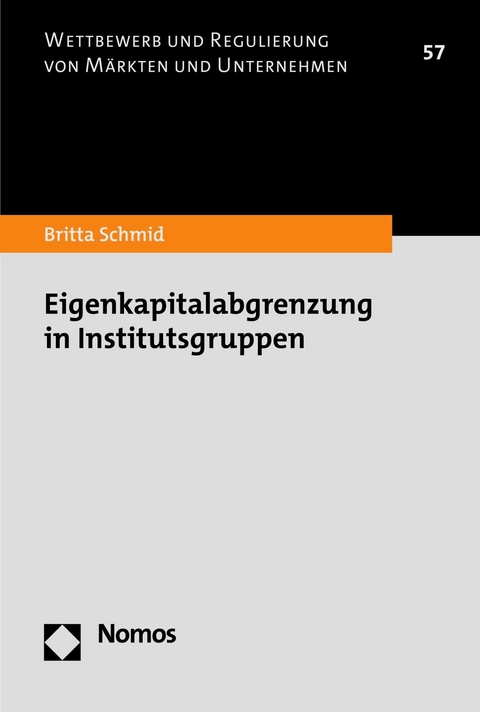 Eigenkapitalabgrenzung in Institutsgruppen -  Britta Schmid