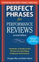 Perfect Phrases for Performance Reviews 2/E - Douglas Max;  Robert Bacal