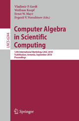 Computer Algebra in Scientific Computing - 