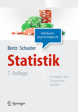 Statistik für Human- und Sozialwissenschaftler - Bortz, Jürgen; Schuster, Christof