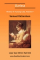 Clarissa History of a Young Lady, Volume V (Large Print) - Samuel Richardson