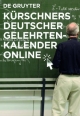 Kürschners Deutscher Gelehrten-Kalender Online