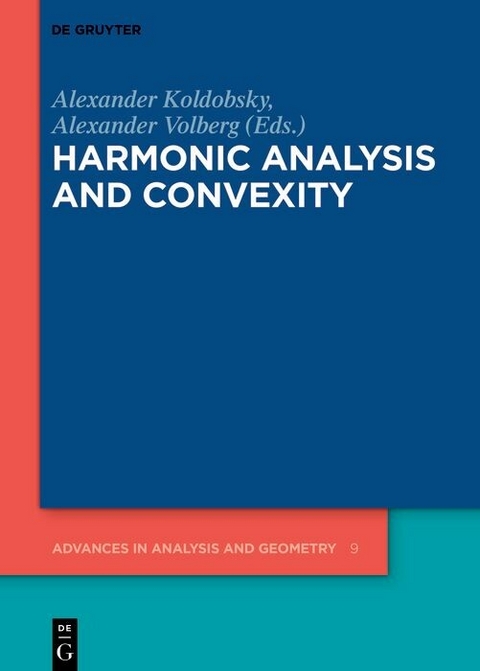 Harmonic Analysis and Convexity - 