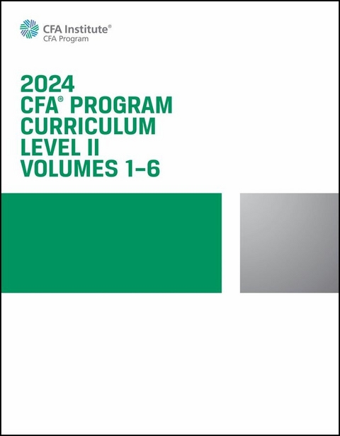 2024 CFA Program Curriculum Level II Box Set -  CFA Institute