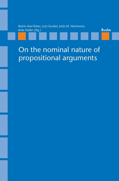 On the nominal nature of propositional arguments - 