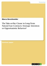 The Take-or-Pay Clause in Long-Term Natural Gas Contracts. Strategic Intention or Opportunistic Behavior? - Marco Berschneider