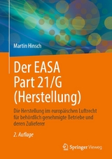 Der EASA Part 21/G (Herstellung) - Martin Hinsch