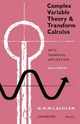Complex Variable Theory and Transform Calculus - M. W. McLachlan