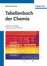 Tabellenbuch der Chemie - Michael Wächter