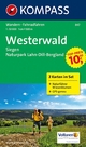 Westerwald, Sieg 847 GPS wp 2-set kompass + Natuurgids: 2-delige Wandelkaart 1:50 000