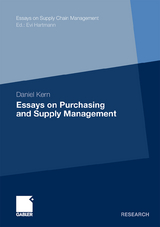 Essays on Purchasing and Supply Management - Daniel Kern