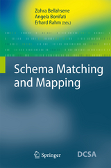 Schema Matching and Mapping - 
