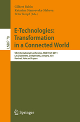 E-Technologies: Transformation in a Connected World - 