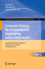 Computer Science for Environmental Engineering and EcoInformatics - 