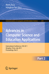 Advances in Computer Science and Education Applications - 