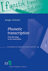 Phonetic transcription - Holger Schmitt