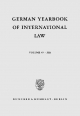 German Yearbook of International Law / Jahrbuch für Internationales Recht. - Jost Delbrück;  Thomas Giegerich;  Andreas Zimmermann