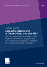 Corporate Citizenship in Deutschland und den USA - Matthias Fifka