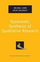 Systematic Synthesis of Qualitative Research by Michael Saini Paperback | Indigo Chapters