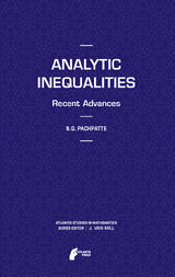 Analytic Inequalities - B.G. Pachpatte