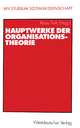 Hauptwerke der Organisationstheorie: 186 (wv studium, 186)