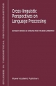 Cross-Linguistic Perspectives on Language Processing - M De Vincenzi; V Lombardo