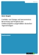 Usability und Design auf Internetseiten: Bewertung und Vergleich der Onlineausgaben ausgewählter deutscher Tageszeitungen - Steve Skupch