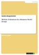 Website Evaluations for eBusiness Model Design - Sandra Burgemeister