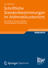 Schriftliche Standortbestimmungen im Arithmetikunterricht - Julia Voßmeier