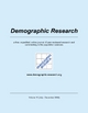Demographic Research, Volume 11 - Max-Planck-Institute f. demograf. Forschung