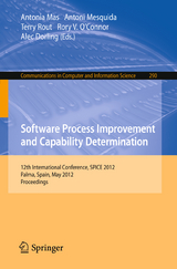 Software Process Improvement and Capability Determination - 