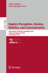 Haptics: Perception, Devices, Mobility, and Communication - 