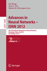 Advances in Neural Networks – ISNN 2012 - 
