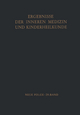 Ergebnisse der Inneren Medizin und Kinderheilkunde by Ludwig Heilmeyer Paperback | Indigo Chapters
