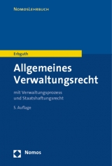 Allgemeines Verwaltungsrecht - Erbguth, Wilfried