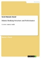 Islamic Banking Structure and Performance - Sarah Bassam Awad
