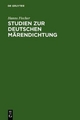 Studien zur deutschen Märendichtung - Hanns Fischer