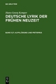 Hans-Georg Kemper: Deutsche Lyrik der frühen Neuzeit / Aufklärung und Pietismus - Hans-Georg Kemper