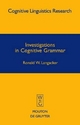 Investigations in Cognitive Grammar - Ronald W. Langacker