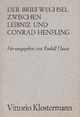 Der Briefwechsel zwischen Leibniz und Conrad Henfling: Ein Beitrag zur Musiktheorie des 17. Jahrhunderts