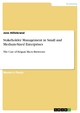 Stakeholder Management in Small and Medium-Sized Enterprises - Jens Hillebrand