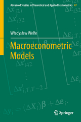 Macroeconometric Models - Władysław Welfe
