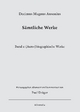 Decimus Magnus Ausonius, Sämtliche Werke, Bd.1: (Auto-)biographische Werke, herausgegeben, übersetzt und kommentiert von Paul Dräger