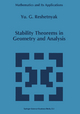 Stability Theorems in Geometry and Analysis - Yu. G. Reshetnyak
