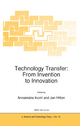 Technology Transfer: From Invention to Innovation - Annamaria Inzelt; Jan Hilton
