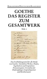 Sämtliche Werke. Briefe, Tagebücher und Gespräche. Vierzig Bände - Johann Wolfgang Goethe